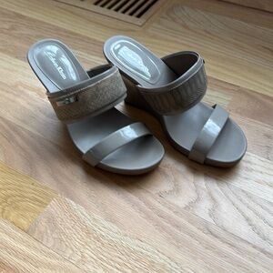 Calvin Klein Gray Wedges size 6.5